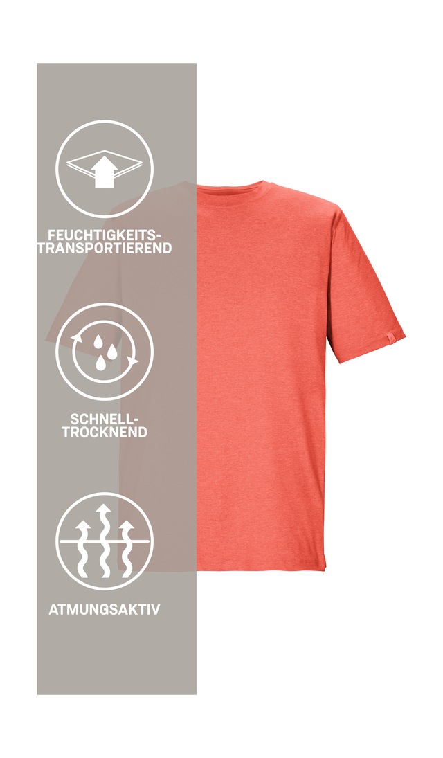 Killtec T-Shirt »KOS 185 MN TSHRT« Atmungsaktiv, schnelltrocknend, weich, dehnbar, strapazierfähig