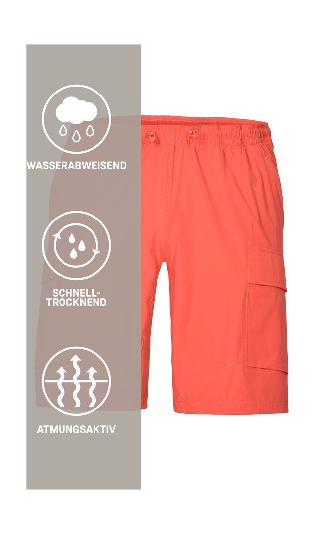 Killtec Shorts »KOS 184 MN SHRTS« Leichte, wasserabweisende Funktionsshorts mit 4-Wege-Stretch