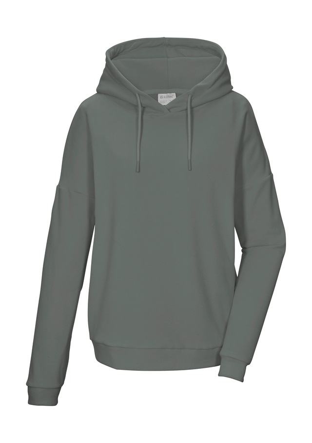Killtec Fleeceshirt »KOS 477 WMN FLC SHRT« Loungewear Fleeceshirt mit Kapuze und elastischen Bündchen