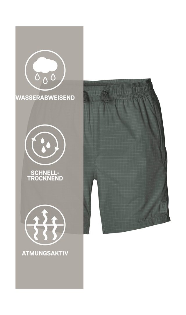 Killtec Shorts »KOS 167 WMN SHRTS« Leichte, schnelltrocknende Funktionsshorts mit Zipper-Taschen