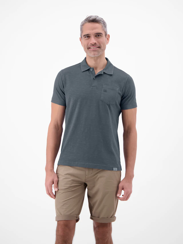 LERROS Poloshirt »Polo in Jersey-Qualität mit Brusttasche aus reiner Baumwolle«