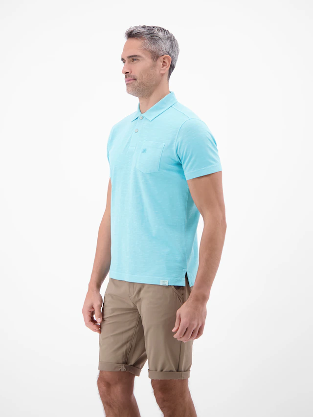 LERROS Poloshirt »Polo in Jersey-Qualität mit Brusttasche aus reiner Baumwolle«