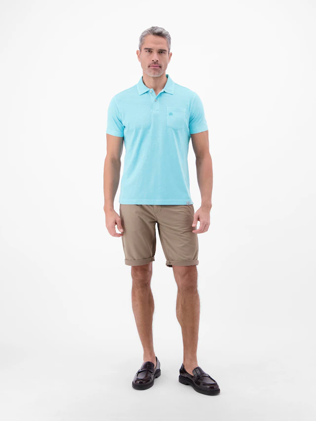 LERROS Poloshirt »Polo in Jersey-Qualität mit Brusttasche aus reiner Baumwolle«
