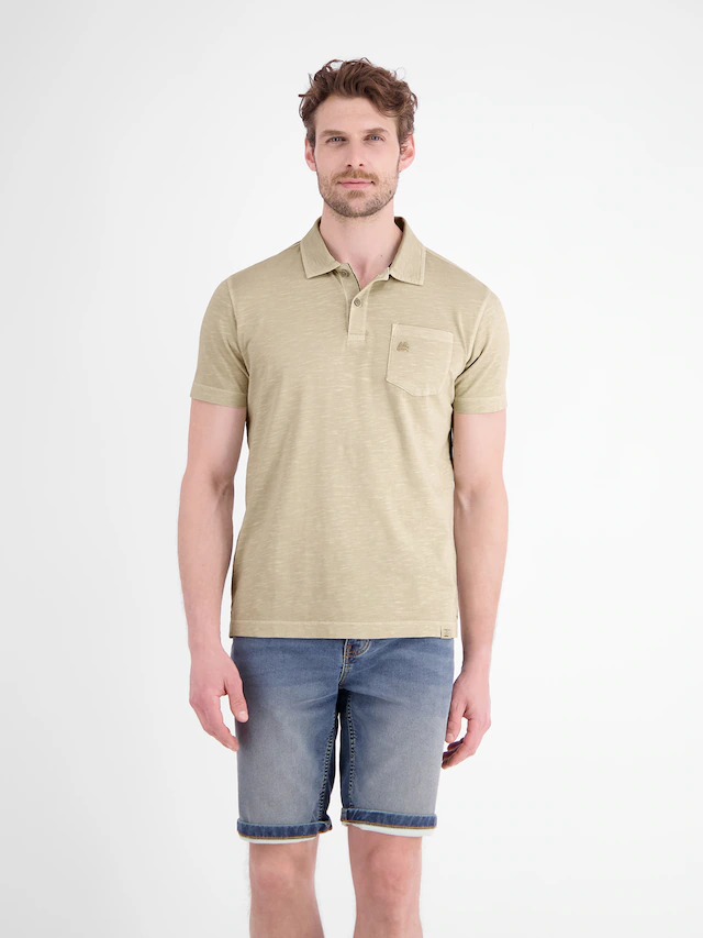 LERROS Poloshirt »Polo in Jersey-Qualität mit Brusttasche aus reiner Baumwolle«