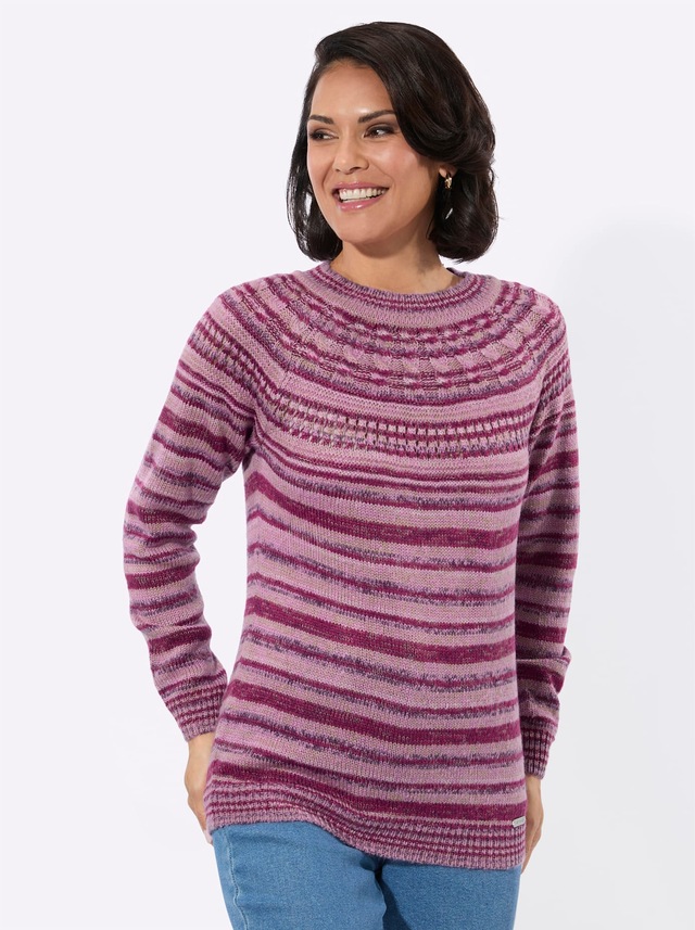 Casual Looks Rundhalspullover »Rundhals-Pullover«