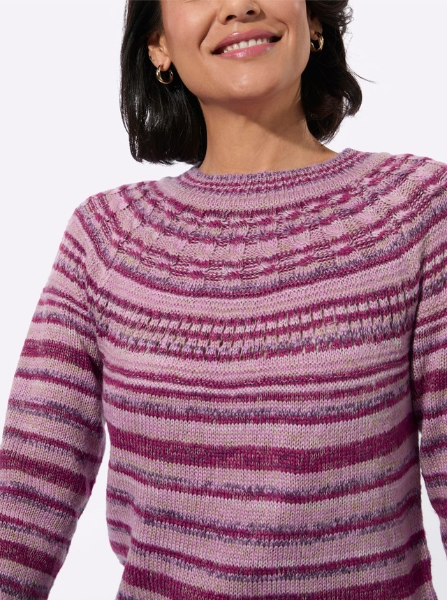 Casual Looks Rundhalspullover »Rundhals-Pullover«