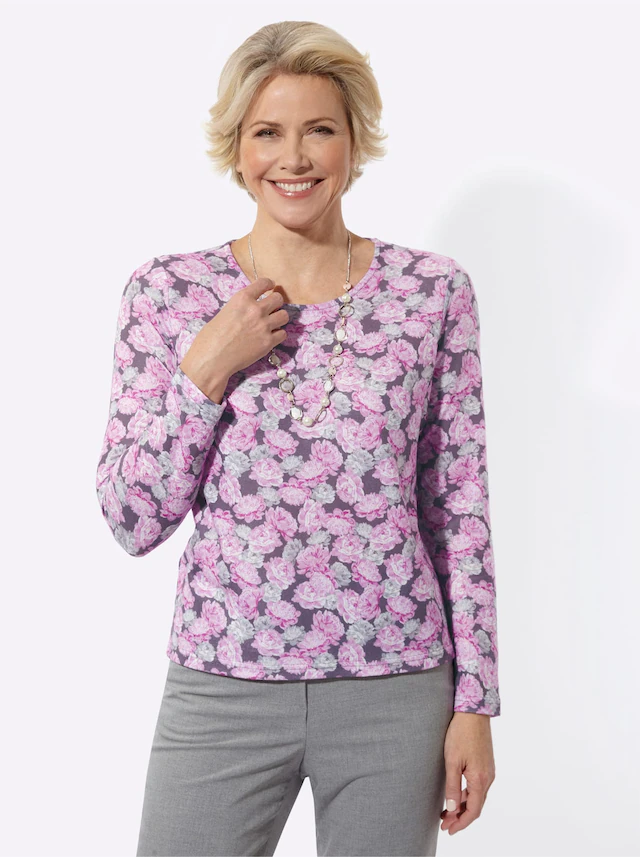 Classic Langarmshirt »Rundhals-Shirt« 1