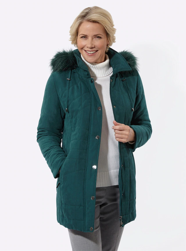 Classic Steppjacke mit Kapuze