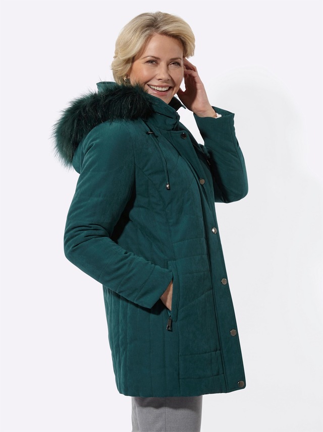 Classic Steppjacke mit Kapuze