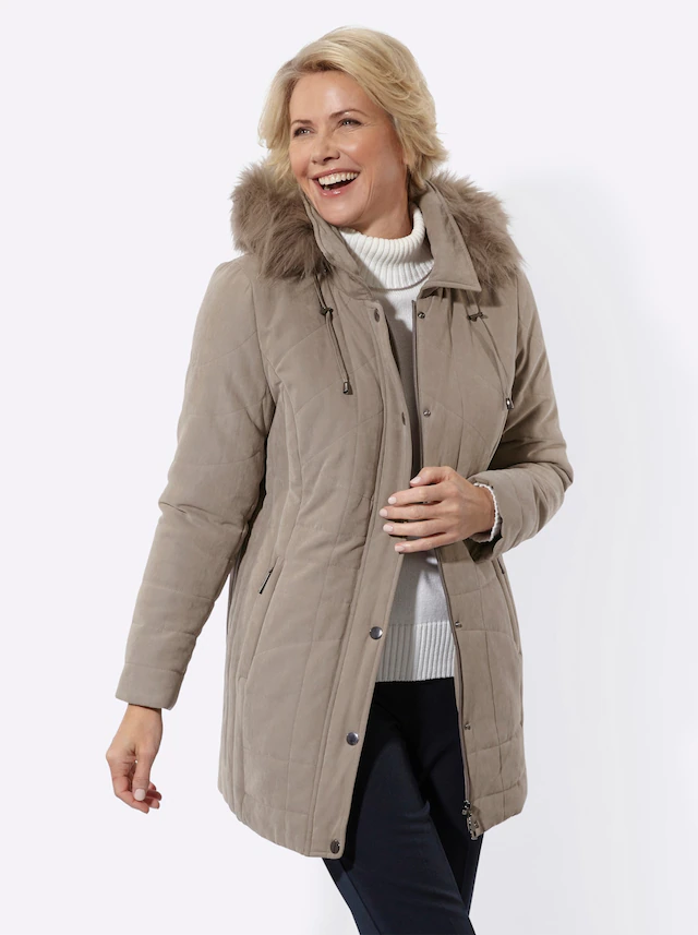 Classic Steppjacke mit Kapuze