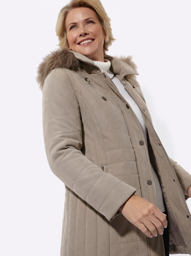 Classic Steppjacke mit Kapuze