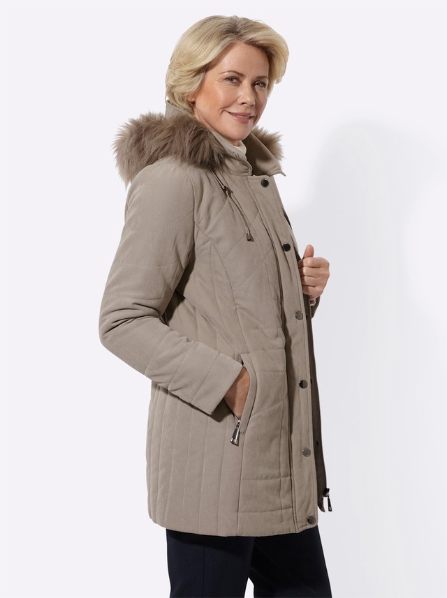 Classic Steppjacke mit Kapuze
