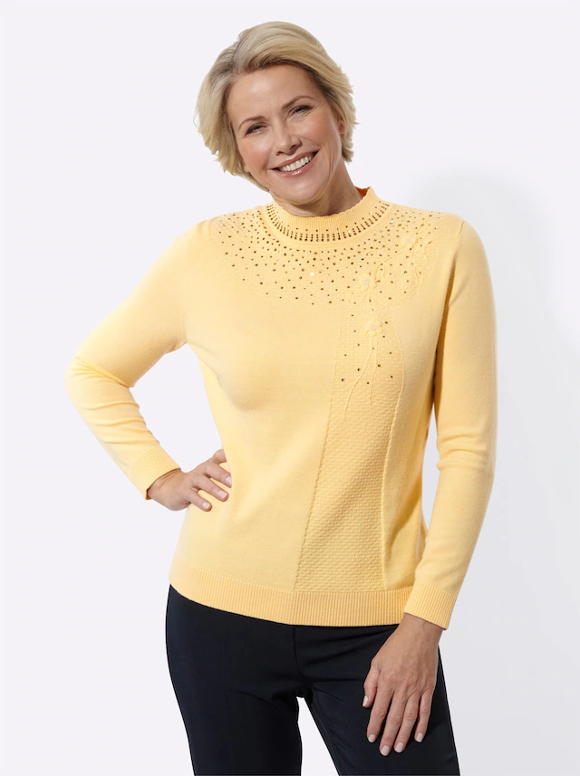 Classic Strickpullover »Stehkragen-Pullover«