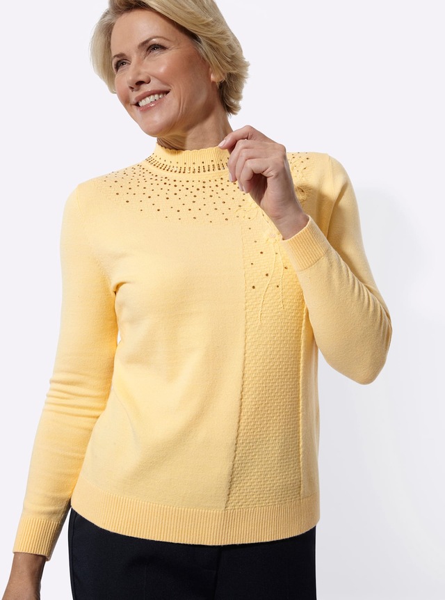 Classic Strickpullover »Stehkragen-Pullover«