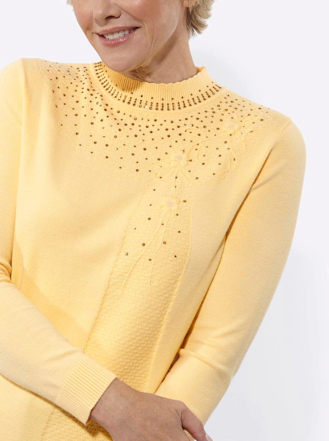 Classic Strickpullover »Stehkragen-Pullover«
