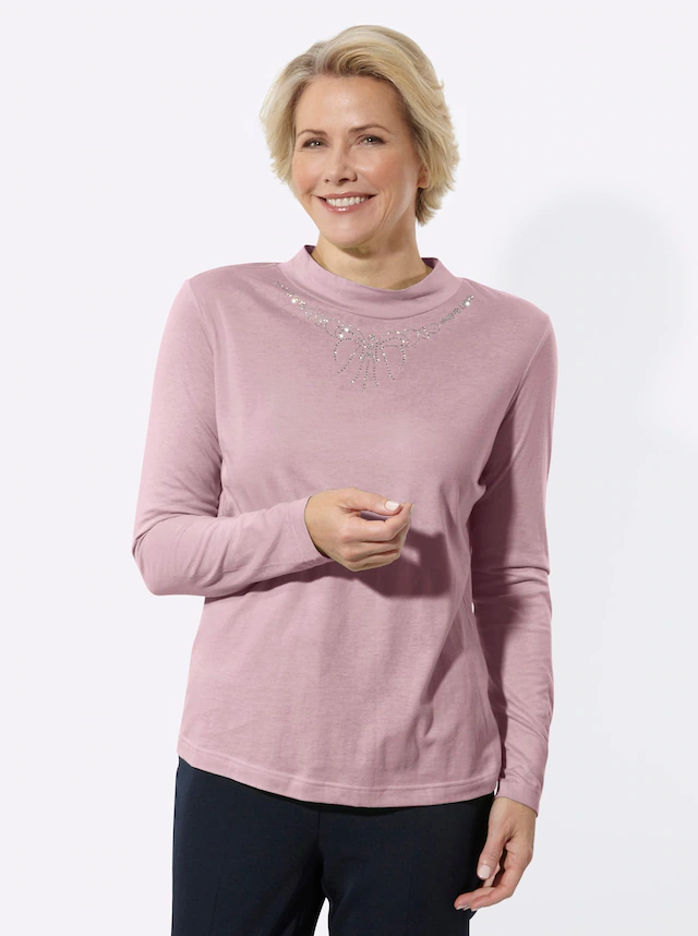 Classic Langarmshirt »Stehkragen-Shirt« 1