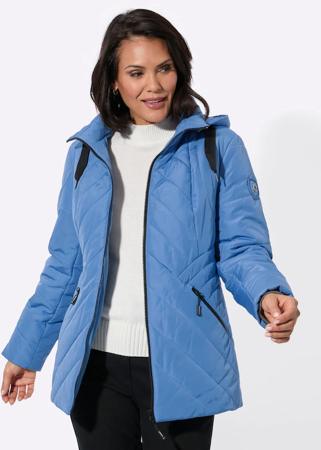 Casual Looks Steppjacke mit Kapuze