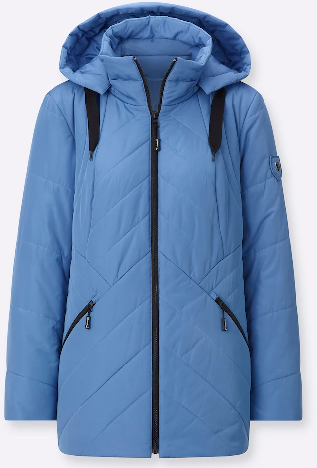 Casual Looks Steppjacke mit Kapuze