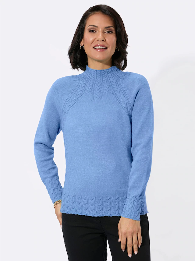 Casual Looks Stehkragenpullover »Stehkragen-Pullover«