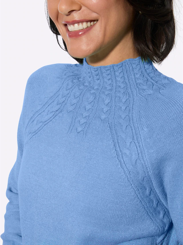 Casual Looks Stehkragenpullover »Stehkragen-Pullover«