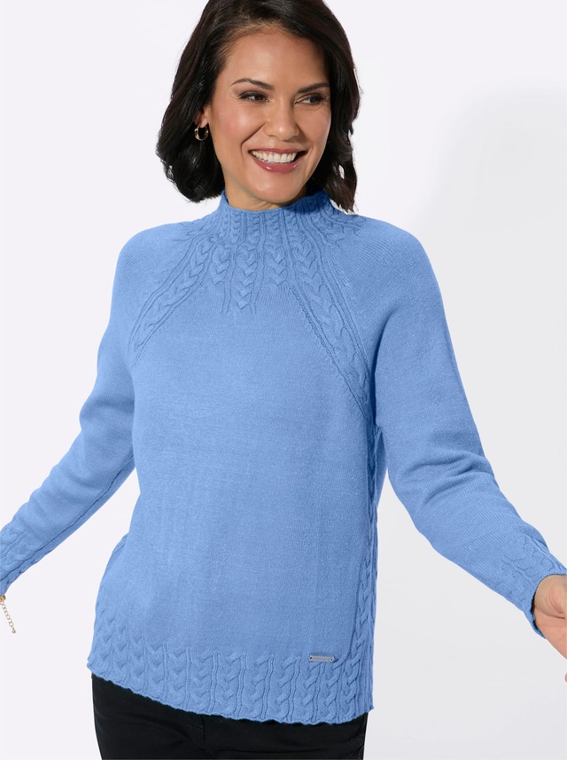 Casual Looks Stehkragenpullover »Stehkragen-Pullover«
