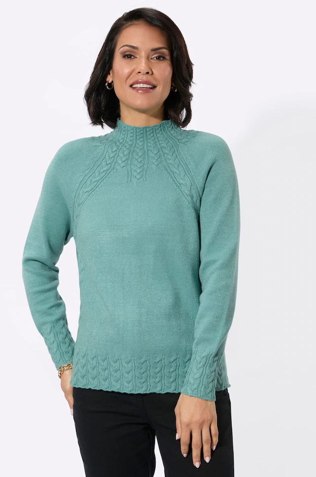 Casual Looks Stehkragenpullover »Stehkragen-Pullover«