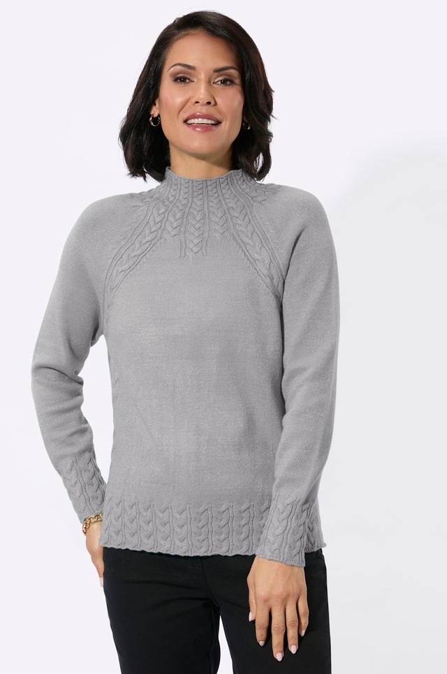 Casual Looks Stehkragenpullover »Stehkragen-Pullover«