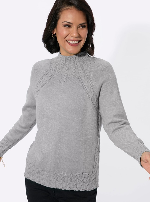 Casual Looks Stehkragenpullover »Stehkragen-Pullover«