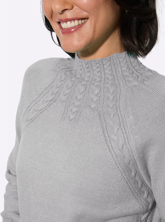 Casual Looks Stehkragenpullover »Stehkragen-Pullover«