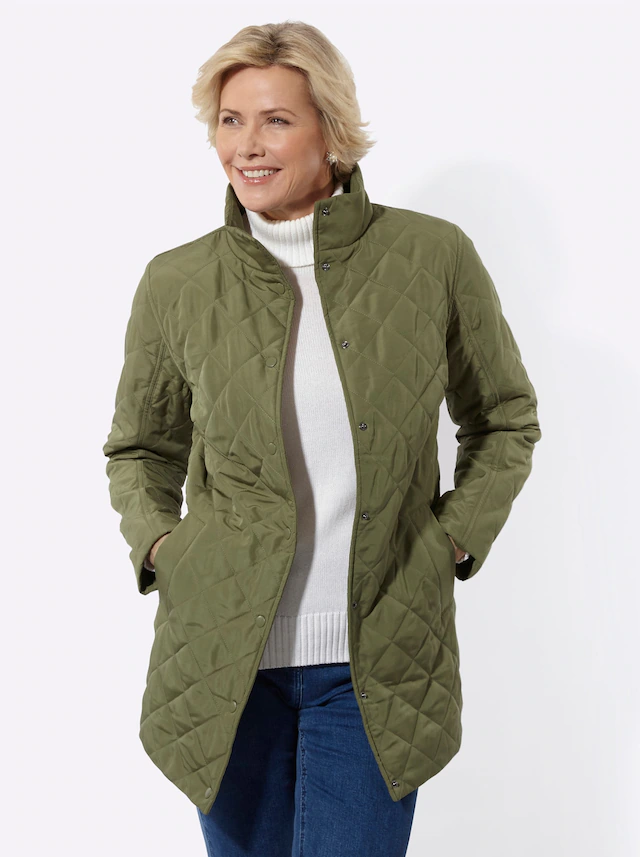 Classic Basics Steppjacke mit Kapuze