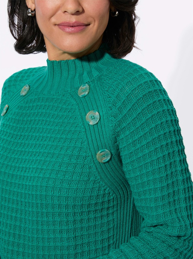 Casual Looks Stehkragenpullover »Stehkragen-Pullover«