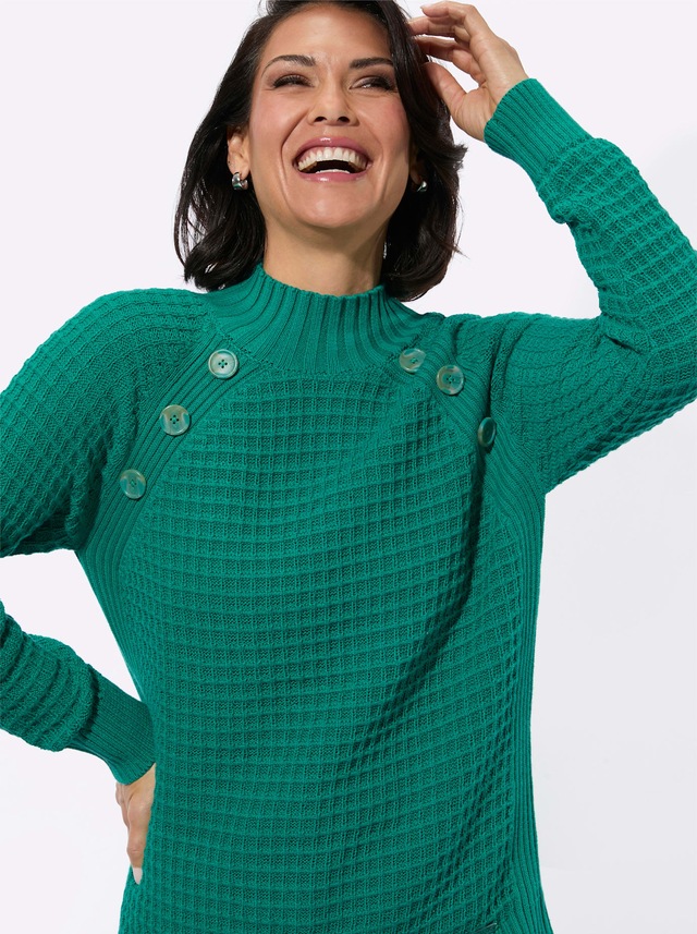 Casual Looks Stehkragenpullover »Stehkragen-Pullover«