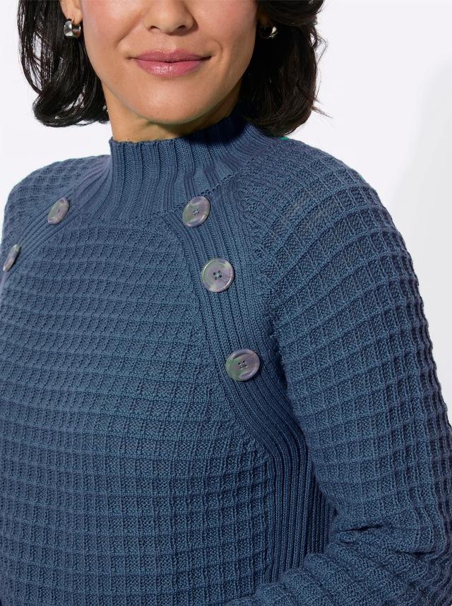 Casual Looks Stehkragenpullover »Stehkragen-Pullover«