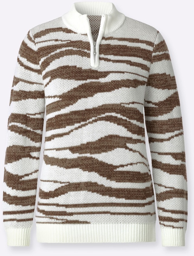 Classic Basics Strickpullover »Jacquard-Pullover«