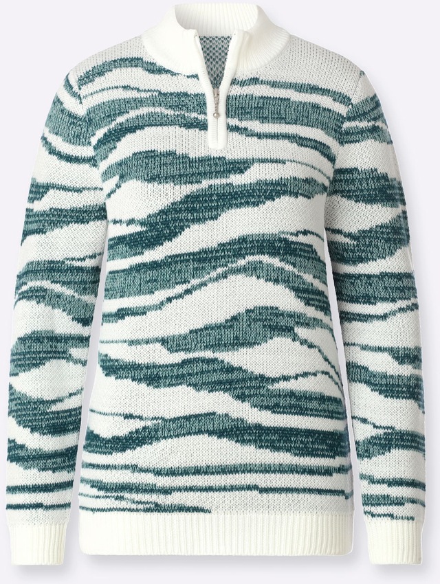 Classic Basics Strickpullover »Jacquard-Pullover«