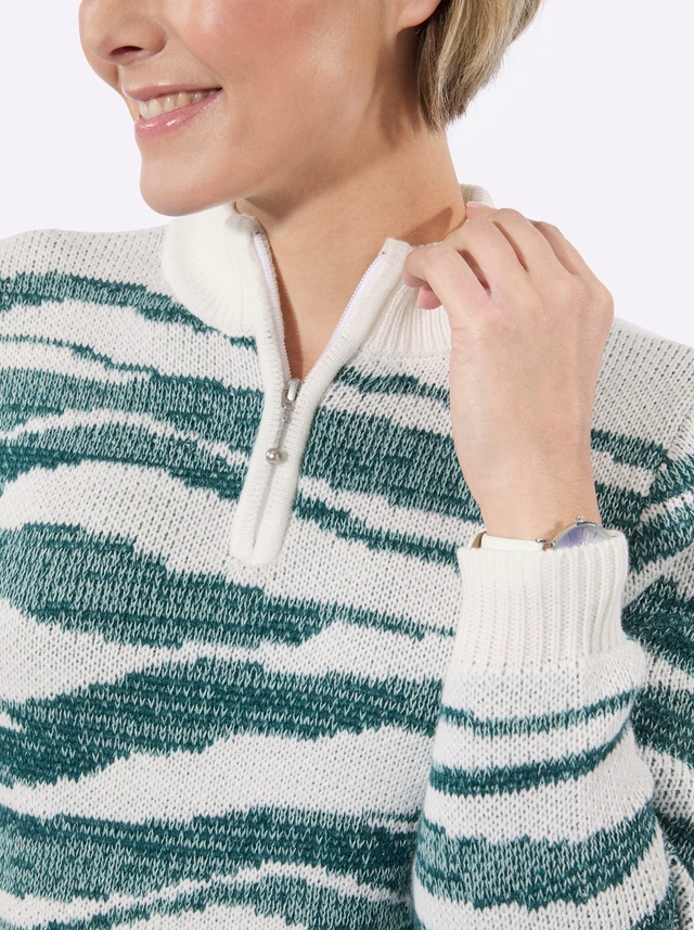 Classic Basics Strickpullover »Jacquard-Pullover«