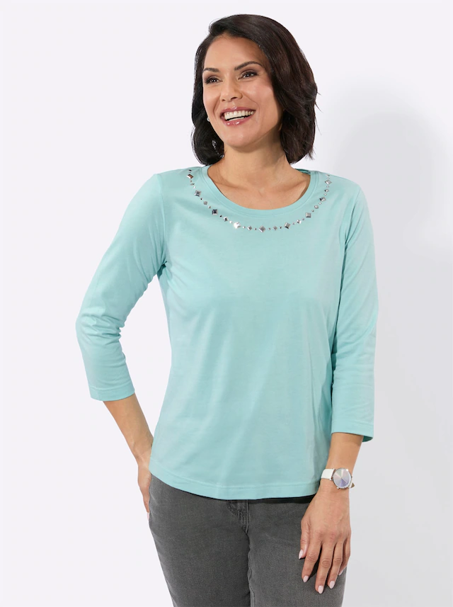 Casual Looks 3/4-Arm-Shirt »Rundhals-Shirt« 1