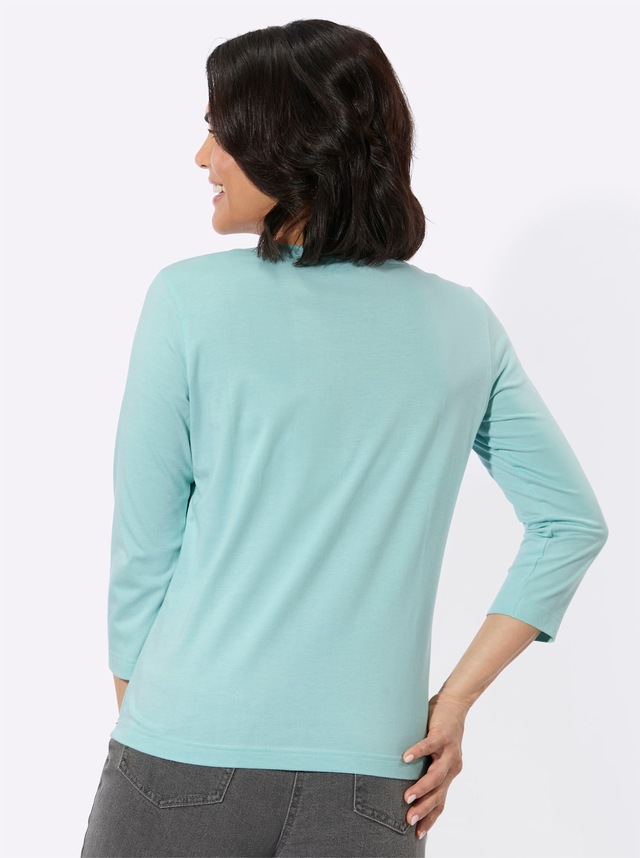 Casual Looks 3/4-Arm-Shirt »Rundhals-Shirt« 1