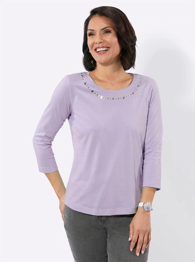 Casual Looks 3/4-Arm-Shirt »Rundhals-Shirt« 1