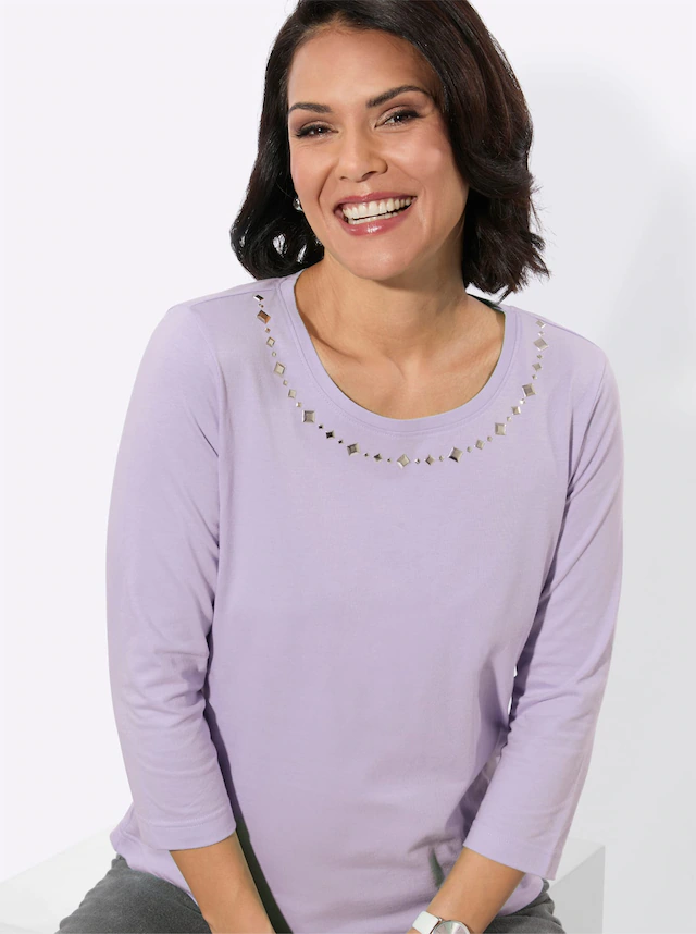 Casual Looks 3/4-Arm-Shirt »Rundhals-Shirt« 1