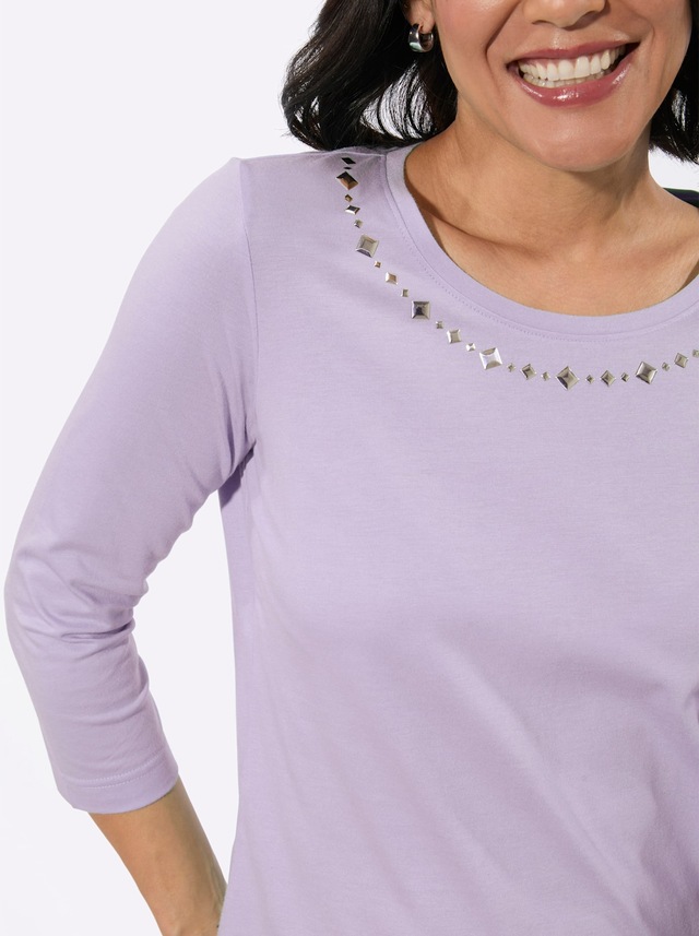 Casual Looks 3/4-Arm-Shirt »Rundhals-Shirt« 1