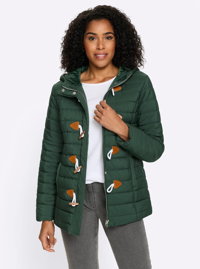 Classic Basics Steppjacke mit Kapuze