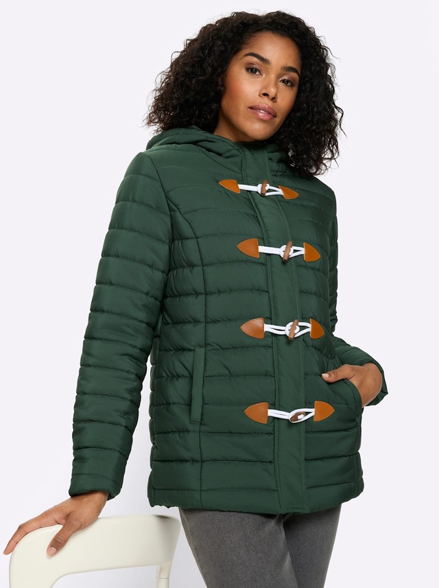 Classic Basics Steppjacke mit Kapuze