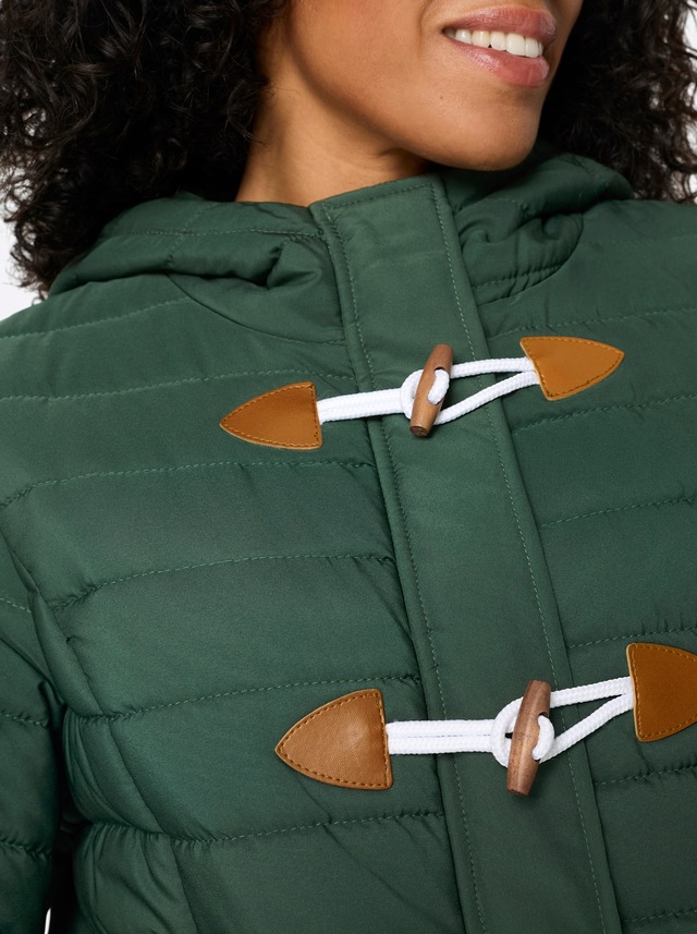 Classic Basics Steppjacke mit Kapuze