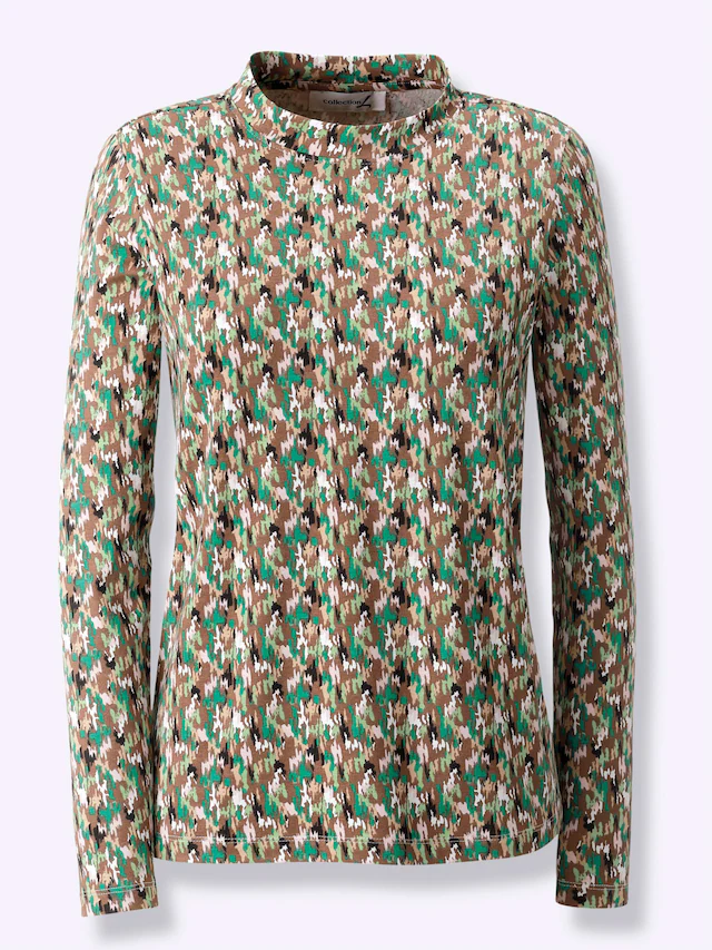 Classic Basics Langarmshirt »Stehkragen-Shirt« 1