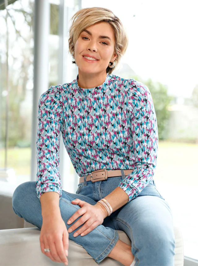 Classic Basics Langarmshirt »Stehkragen-Shirt« 1