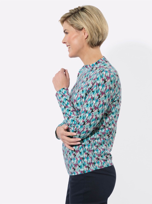 Classic Basics Langarmshirt »Stehkragen-Shirt« 1