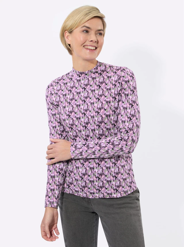 Classic Basics Langarmshirt »Stehkragen-Shirt« 1