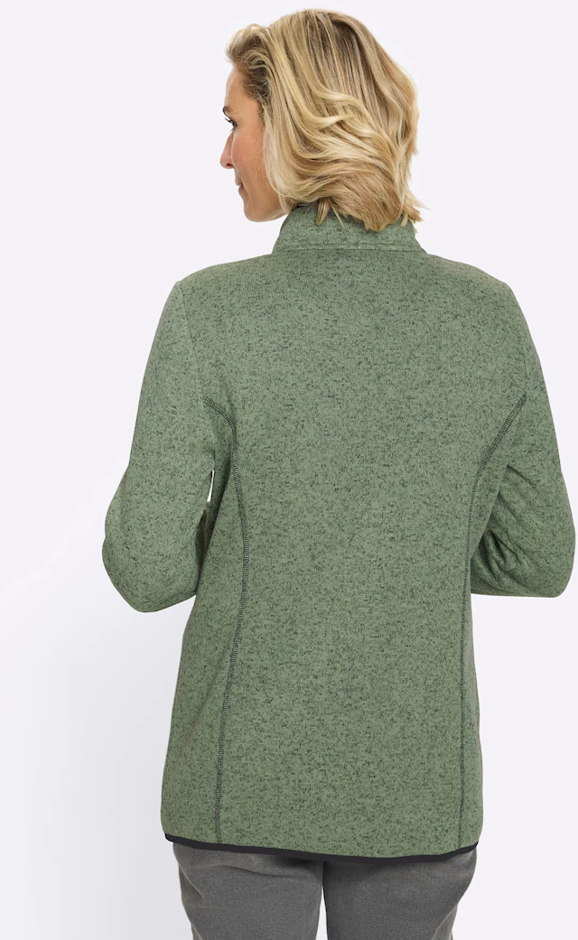 Classic Basics Strickfleecejacke ohne Kapuze
