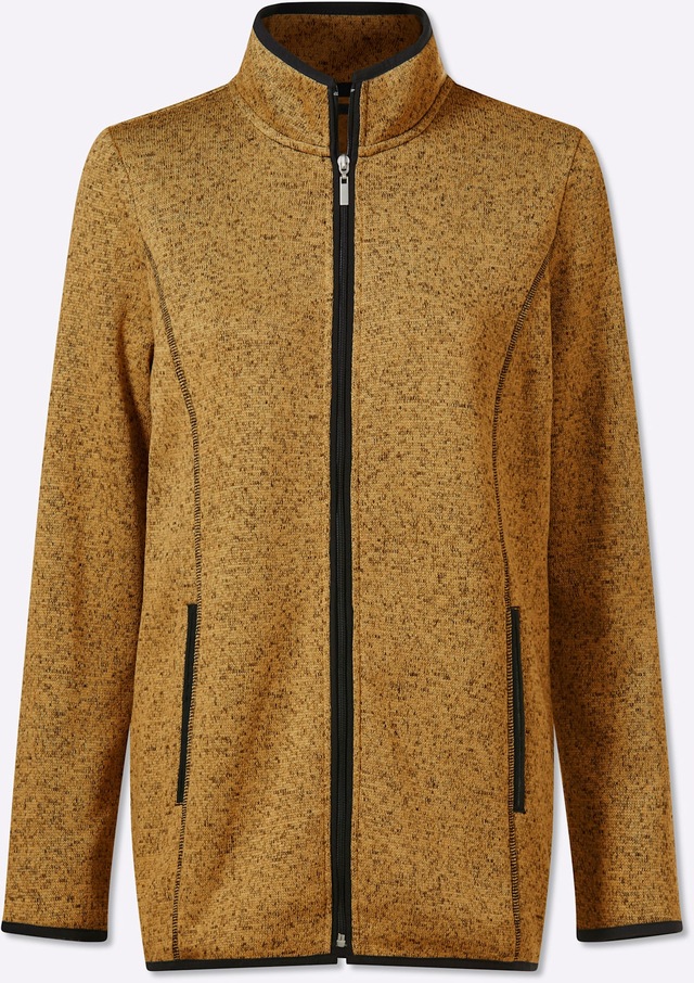 Classic Basics Strickfleecejacke ohne Kapuze